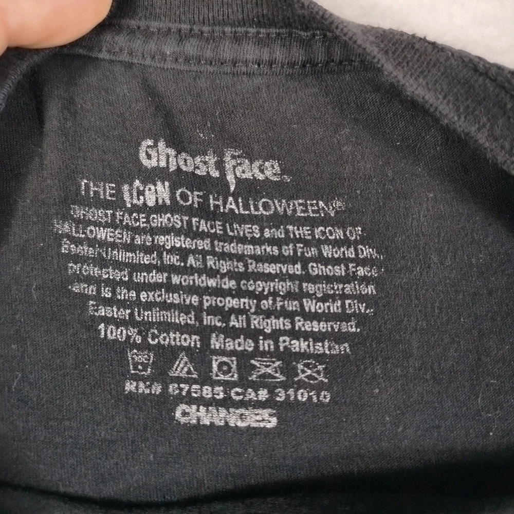 Ghost Face Shirt Mens Extra Large Horror Movie Scream Lets Watch Scary Movies - Picture 3 of 10